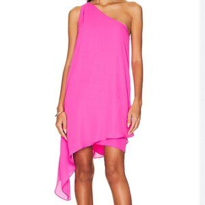 krisa Layered One Shoulder Dress